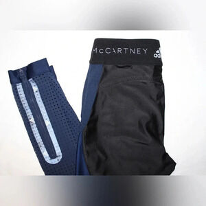 Adidas by Stella McCartney Run Zip-Hem Color-Block Leggings XS